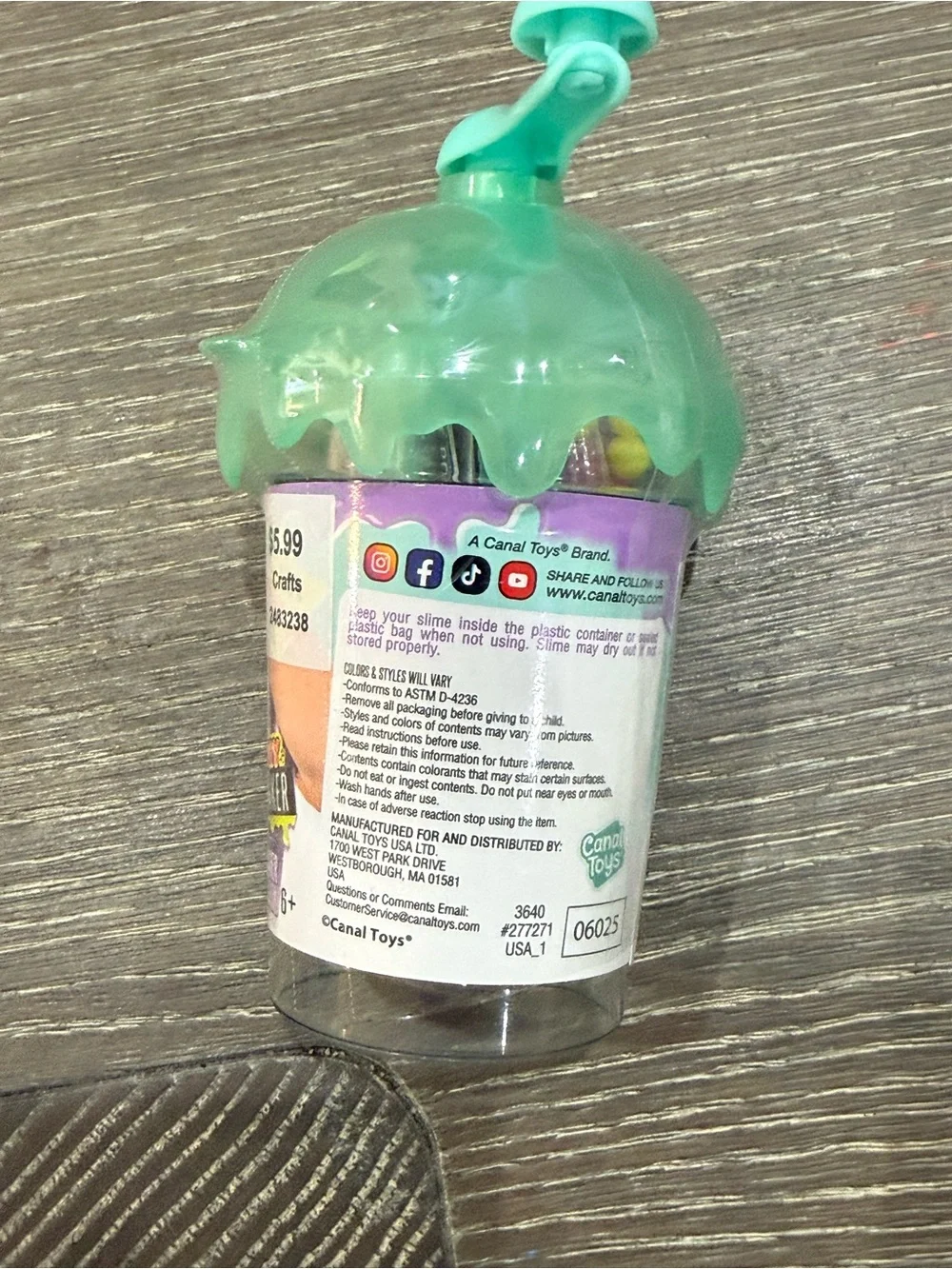 NWT DIY Make 2 Slimes! Kids Slime Kit - Green